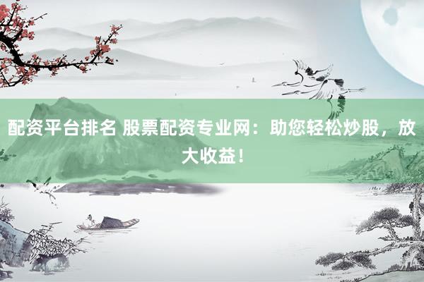 配资平台排名 股票配资专业网：助您轻松炒股，放大收益！